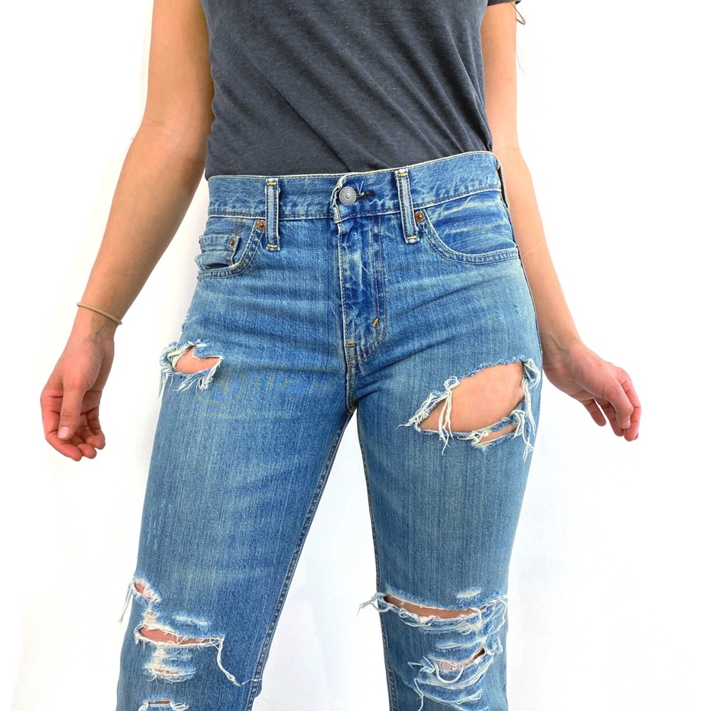 Levi’s Denim Custom Distressed Straight Leg 511 - Picture 12 of 12